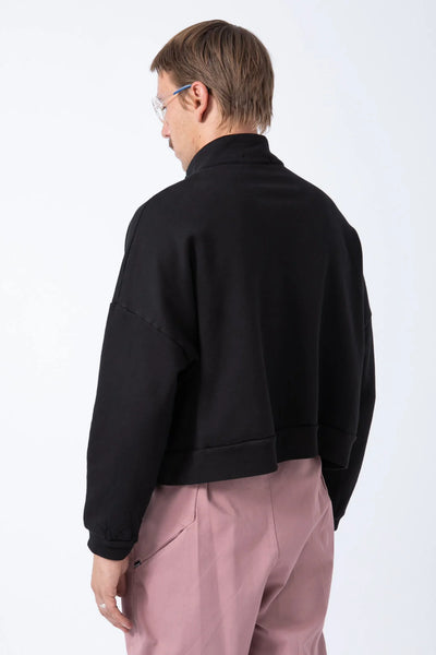Sudadera Cremallera Negra
