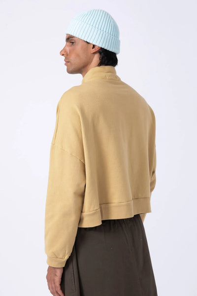 Sudadera Cremallera Amarilla