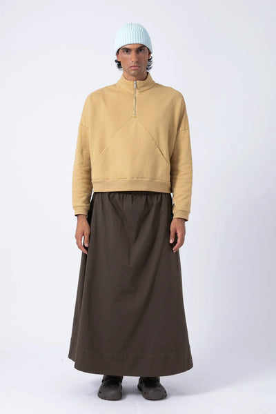 Sudadera Cremallera Amarilla
