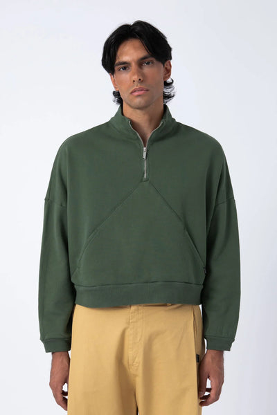 Sudadera Cremallera Verde