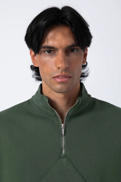 Sudadera Cremallera Verde