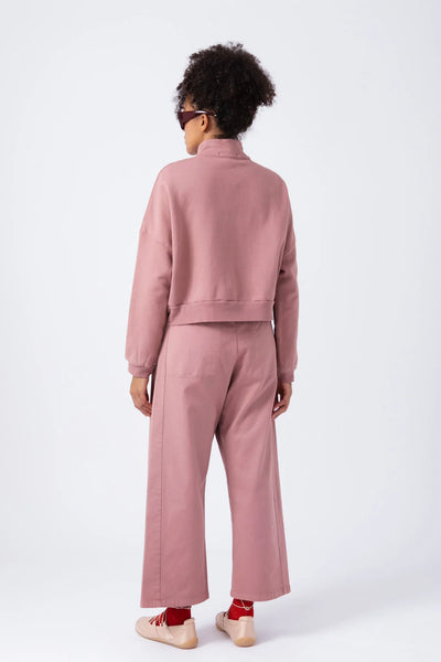 Sudadera Cremallera Rosa