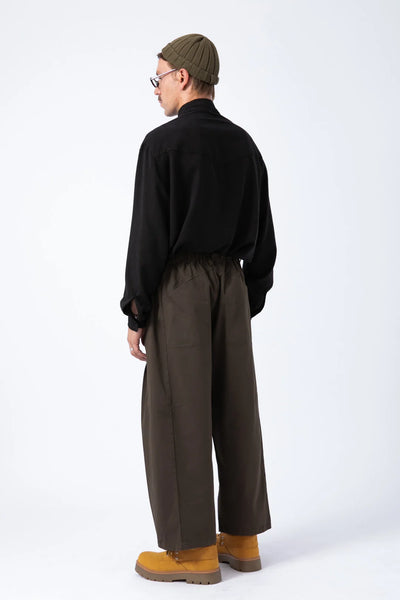 Pantalón Wide Marron