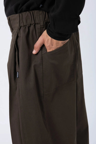 Pantalón Wide Marron