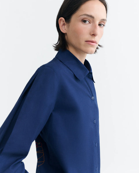 Blue night duna blouse