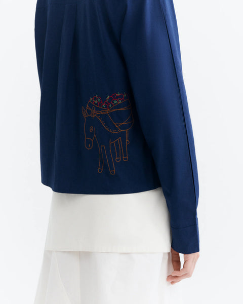 Blue night duna blouse