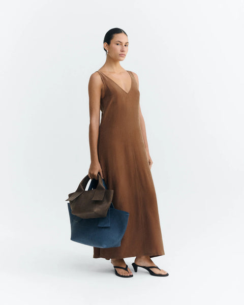 Brown Sade Dress