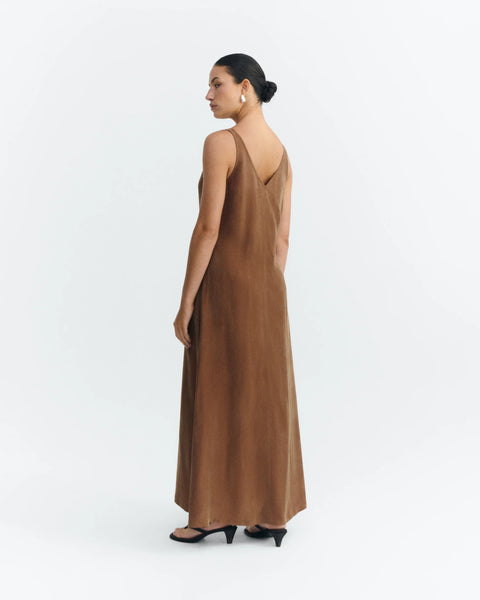 Brown Sade Dress