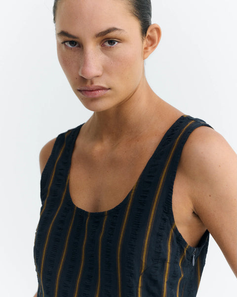 Portbou seersucker Raflesia Jumpsuit