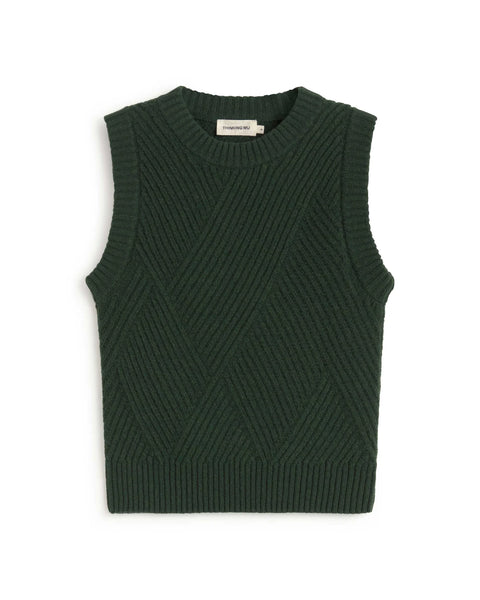 Green Kaia Knitted Vest