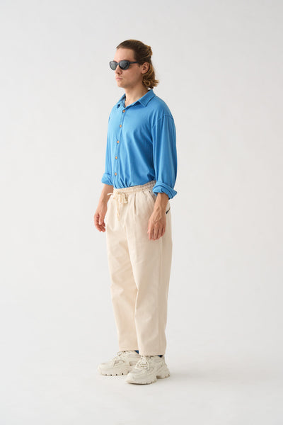 Pantalón worker crema