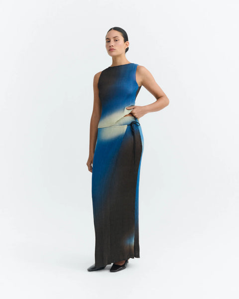 Glass Pleated Pauline Skirt