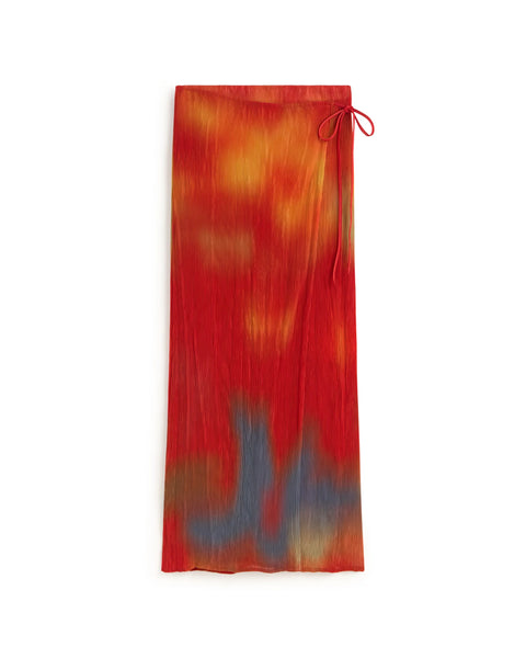 Flowers Pleated Pauline Skirt