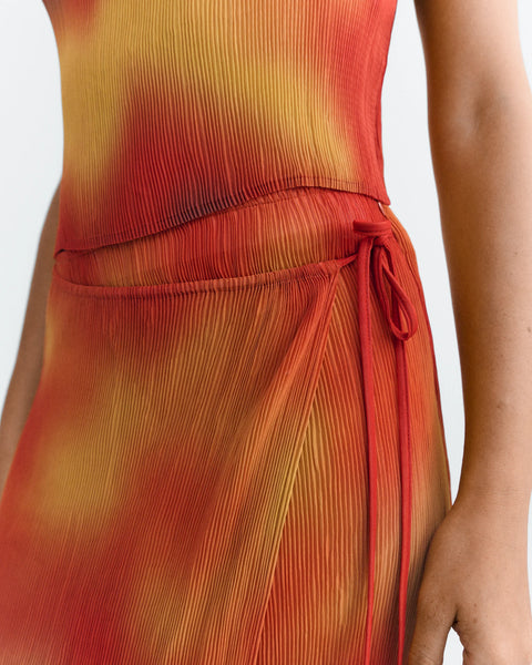 Flowers Pleated Pauline Skirt