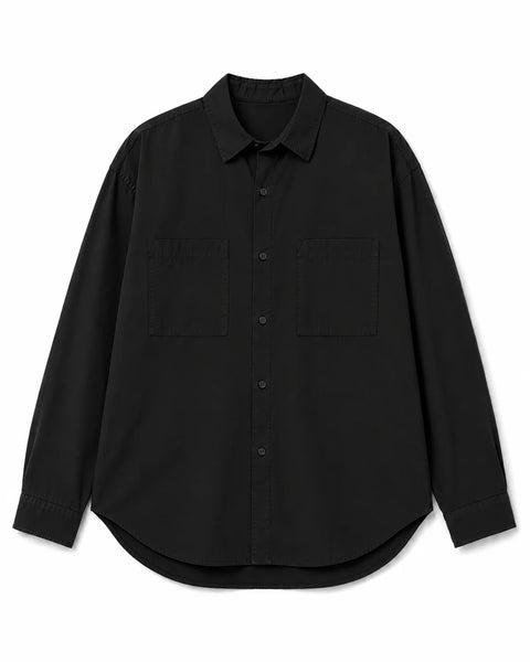 Camisa Tencel Negra