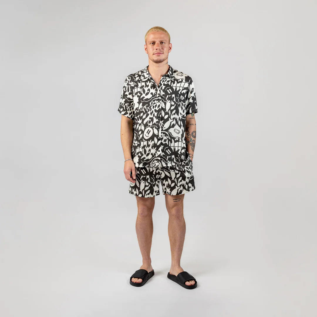 Camisa Colorfulland BK&WH