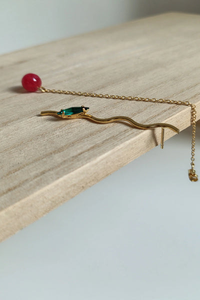 Crystal Waves Earings