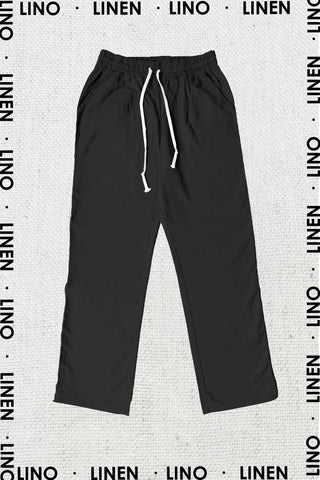 Pantalón Lino Negro
