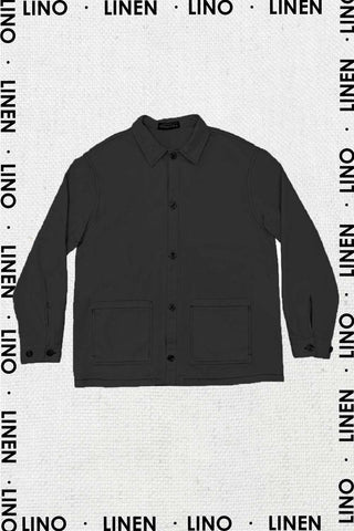SobreCamisa Lino Negra