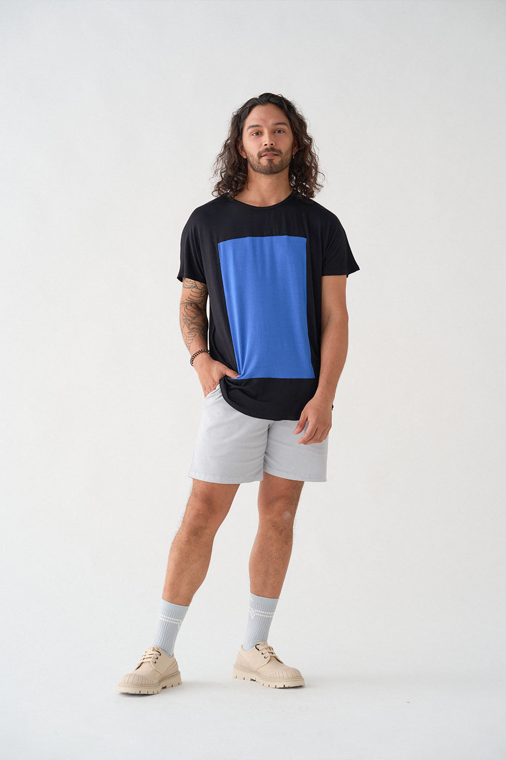 Shorts Gris Piedra