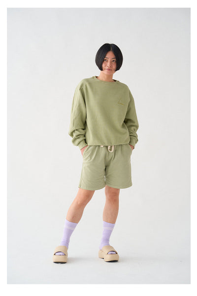 Shorts Lino Verde