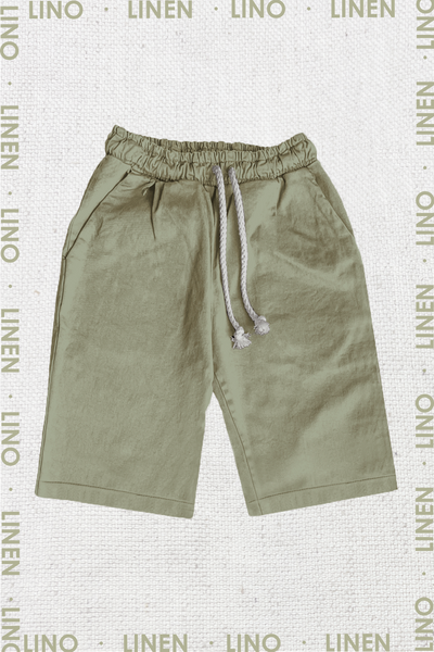 Shorts Lino Verde