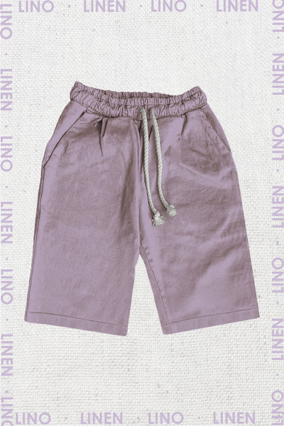 Shorts Lino Lila