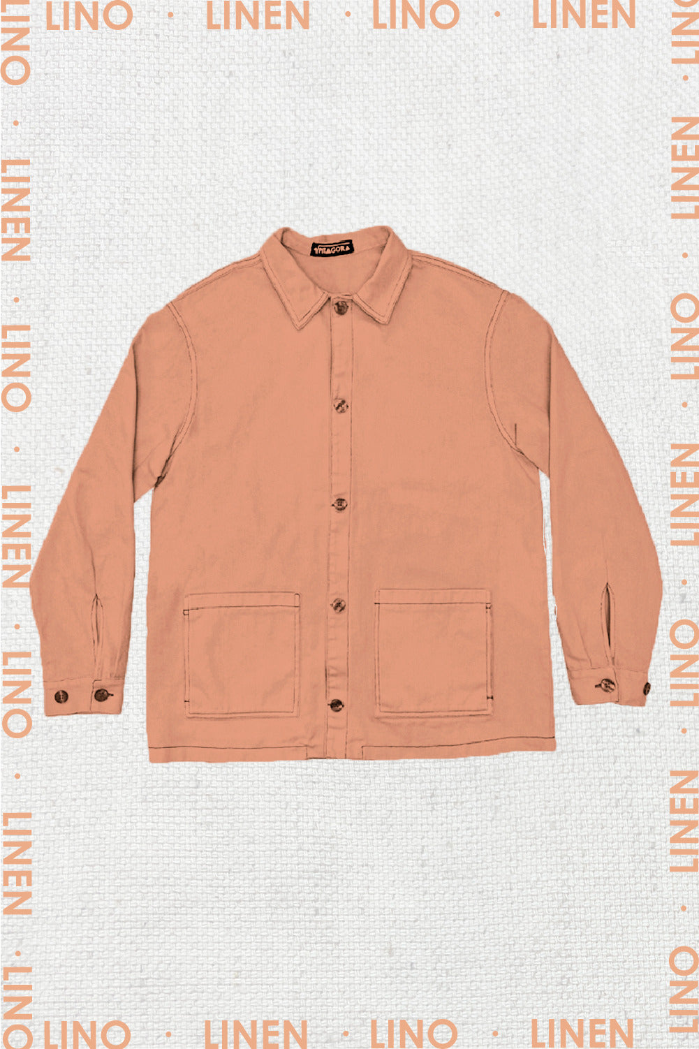 SobreCamisa Lino Naranja