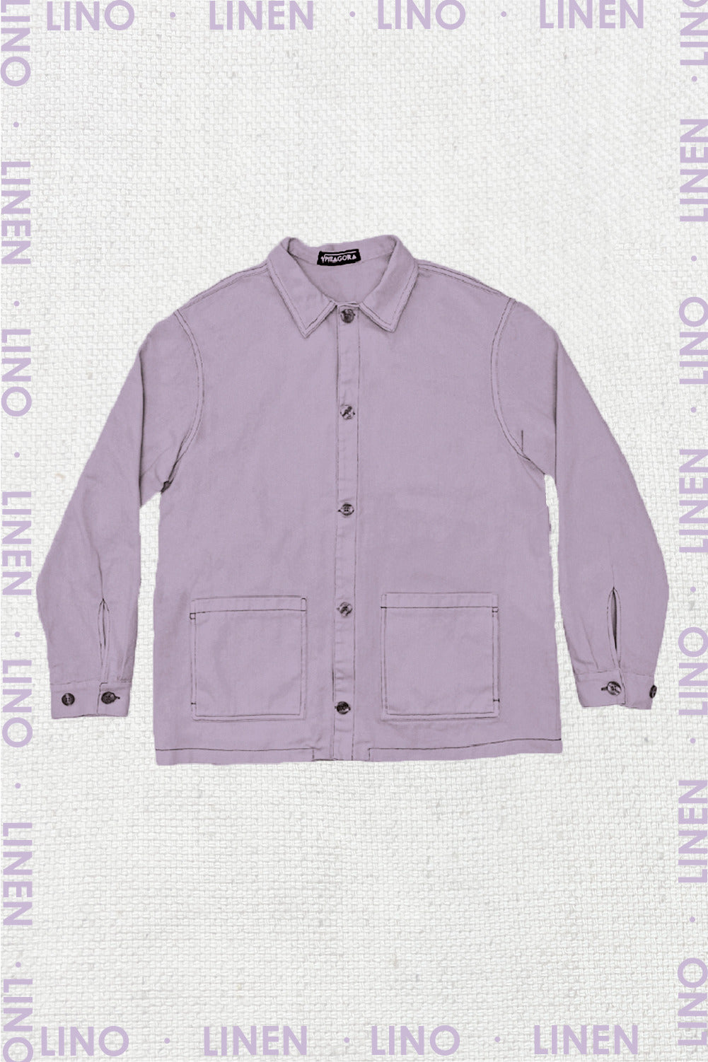 SobreCamisa Lino Lila