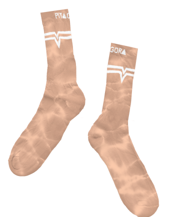 Calcetines Tie Dye Naranja