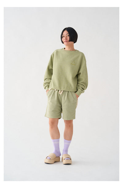 Shorts Lino Verde