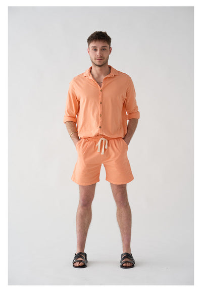 Shorts Lino Naranja