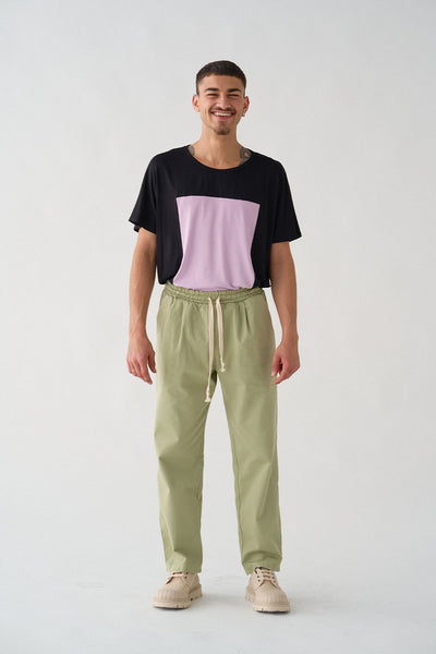 Pantalón Lino Verde