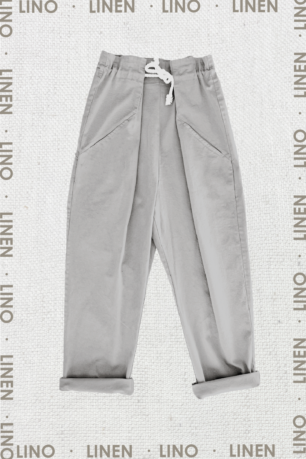 Origami Lino Gris