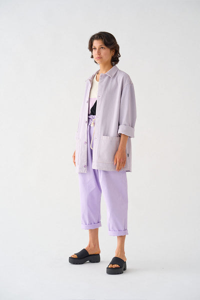 SobreCamisa Lino Lila
