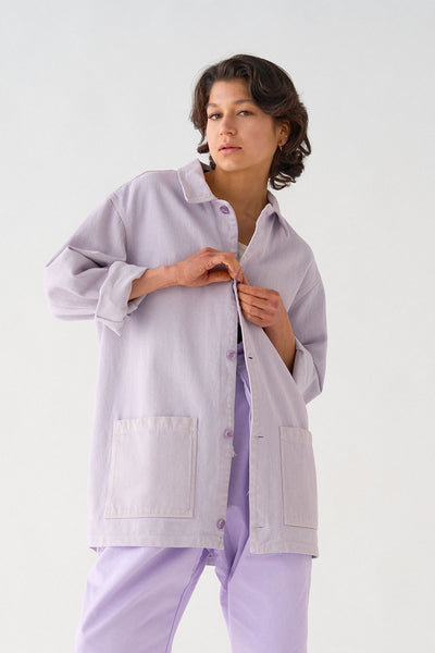 SobreCamisa Lino Lila