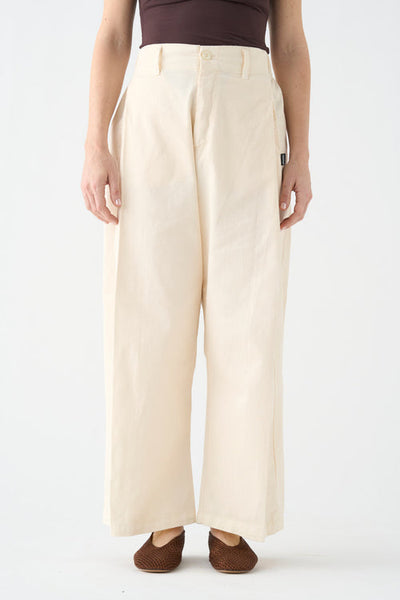 Pantalón Wide crudo Lino