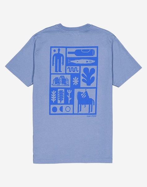 Essentials Tee bleu azure
