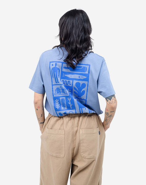 Essentials Tee bleu azure