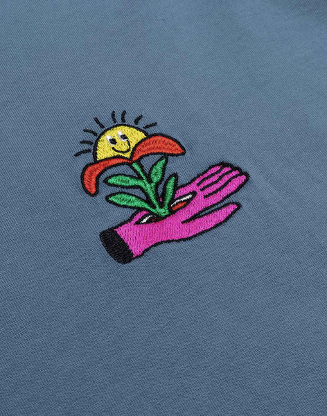 Blossom yourself steel blue