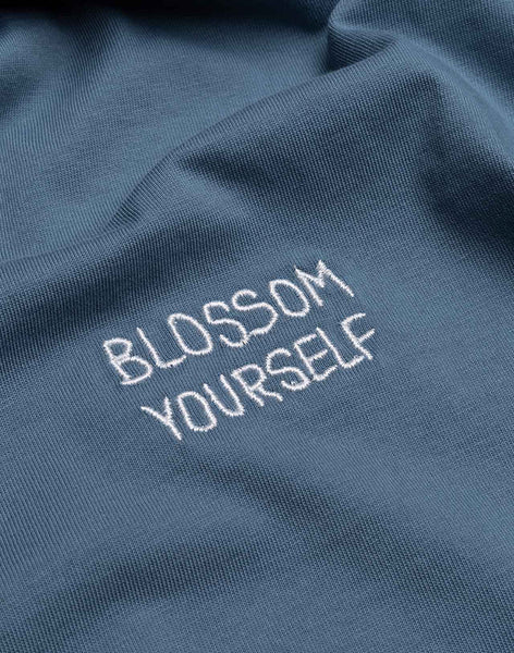 Blossom yourself steel blue