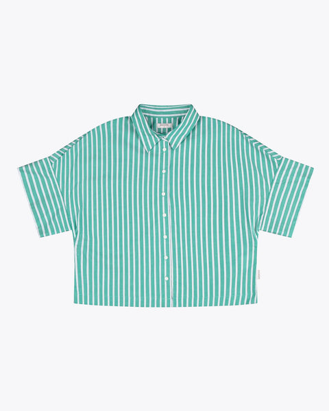 Sara Stripe Green