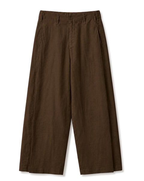 Pantalón Wide Marron
