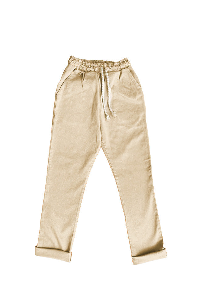 Pantalón LTD Beige Contrastes