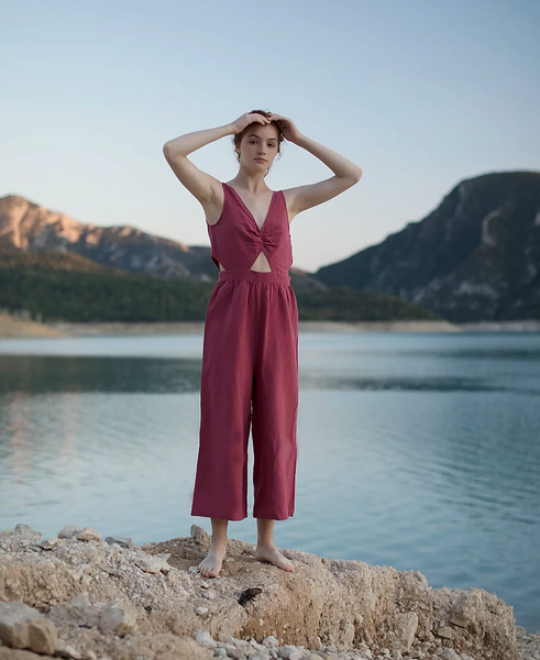Louise jumpsuit Berry