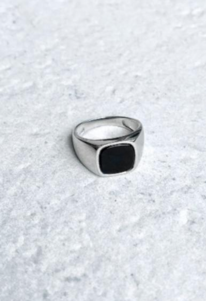 Onyx Silver Ring