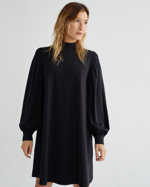 Black Flora Dress