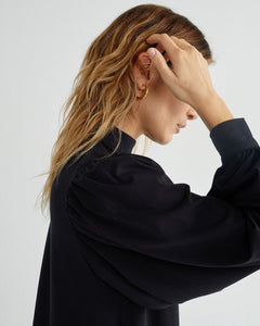 Black Flora Dress