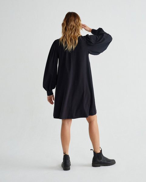 Black Flora Dress