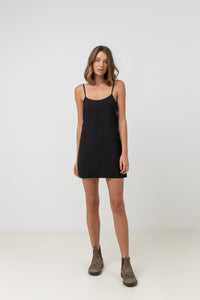 Classic slip Dress Black